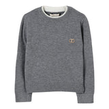 Twinset Maglia tinta unita con Logo Grigio per Neonata 252GB3070 GRIGIO TWINSET 
