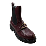 Twinset Stivale tinta unita con Applicazioni Bordeaux per Bambina 252GCJ024 BORDEAUX TWINSET 
