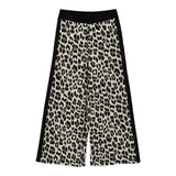 Twinset Pantalone tinta unita con Fantasia Maculata Beige per Bambina 252GJ2021 BEIGE TWINSET 