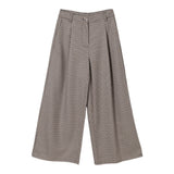Twinset Pantalone tinta unita con Microfantasia Panna per Bambina 252GJ2104 PANNA TWINSET 