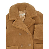 Twinset Cappotto tinta unita Doppiopetto Cammello per Bambina 252GJ2180X CAMMELLO TWINSET 