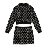Twinset Completo 2 Pezzi Maglia-Gonna Nero per Bambina 252GJ3022X NERO TWINSET 