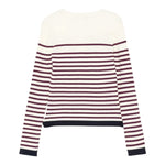 Twinset Maglia tinta unita con Fantasia A Righe Panna per Bambina 252GJ3035 PANNA TWINSET 