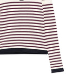 Twinset Maglia tinta unita con Fantasia A Righe Panna per Bambina 252GJ3035 PANNA TWINSET 