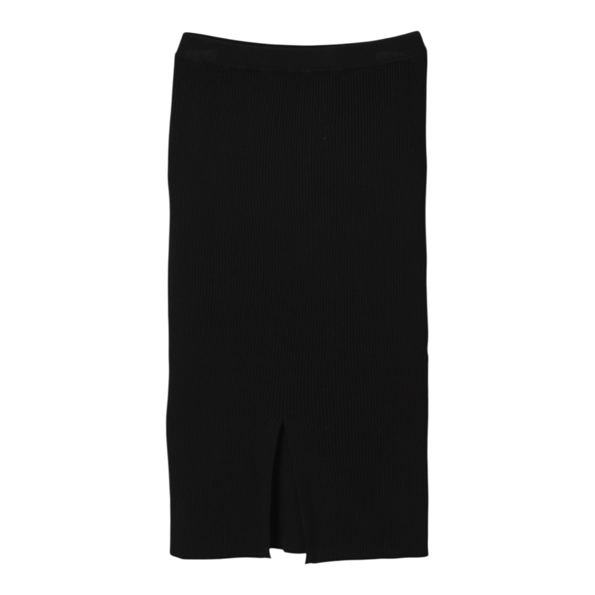 Twinset Gonna tinta unita A Costine Nero per Bambina 252GJ3041X NERO TWINSET 