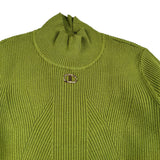Twinset Maglia Mezzo Collo tinta unita Verde per Bambina 252GJ3042XX VERDE TWINSET 