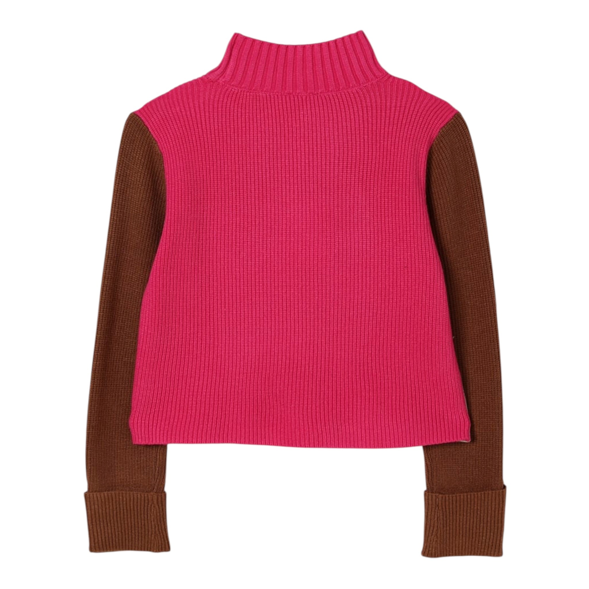 Twinset Maglia Tricolore Collo Alto Multicolor per Bambina 252GJ3060XX MULTICOLOR TWINSET 