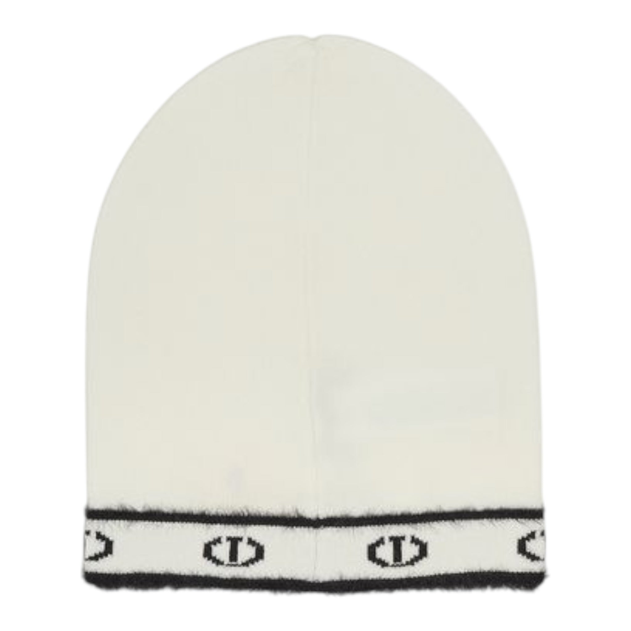 Twinset Cappello tinta unita con Stampa Panna per Bambina 252GJ501H PANNA TWINSET 