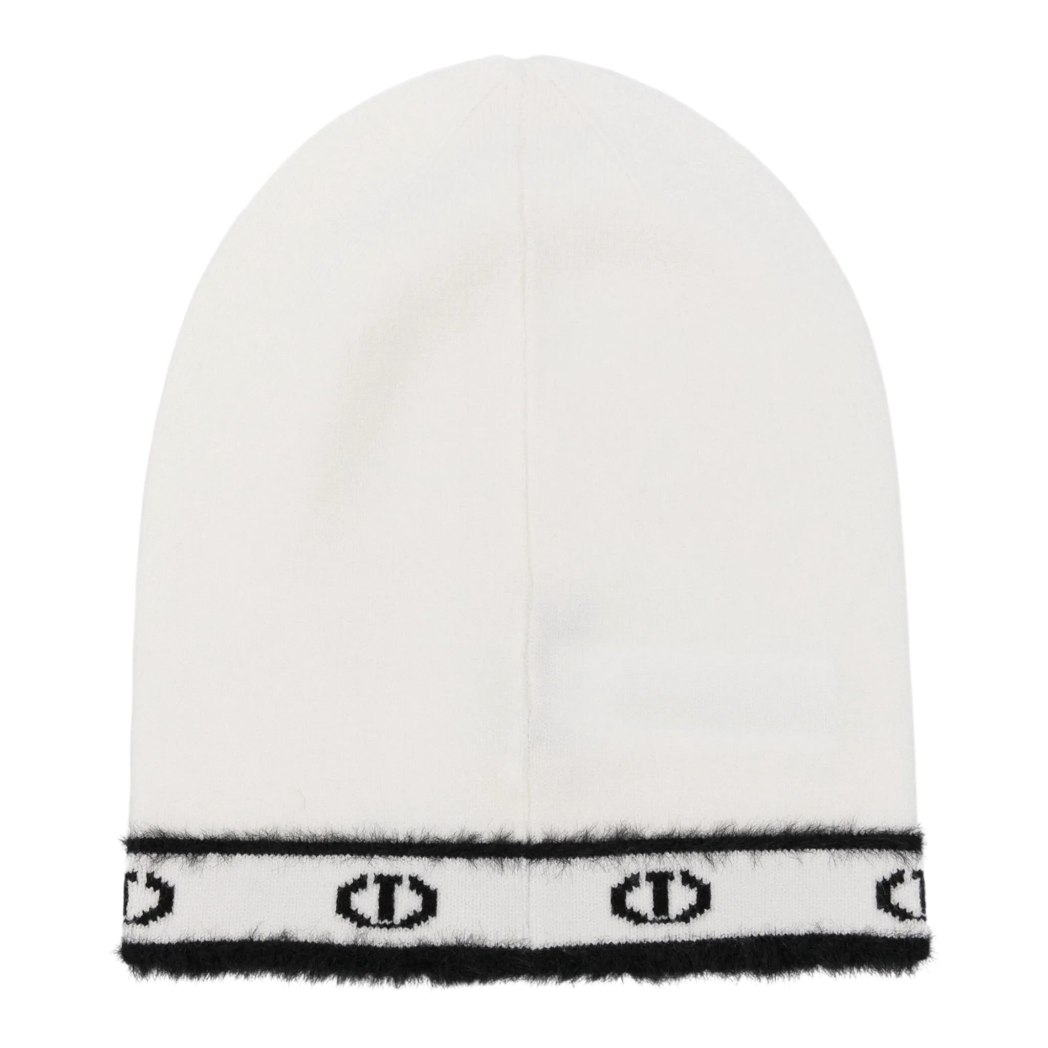 Twinset Cappello tinta unita con Stampa Panna per Bambina 252GJ501HXXX PANNA TWINSET 
