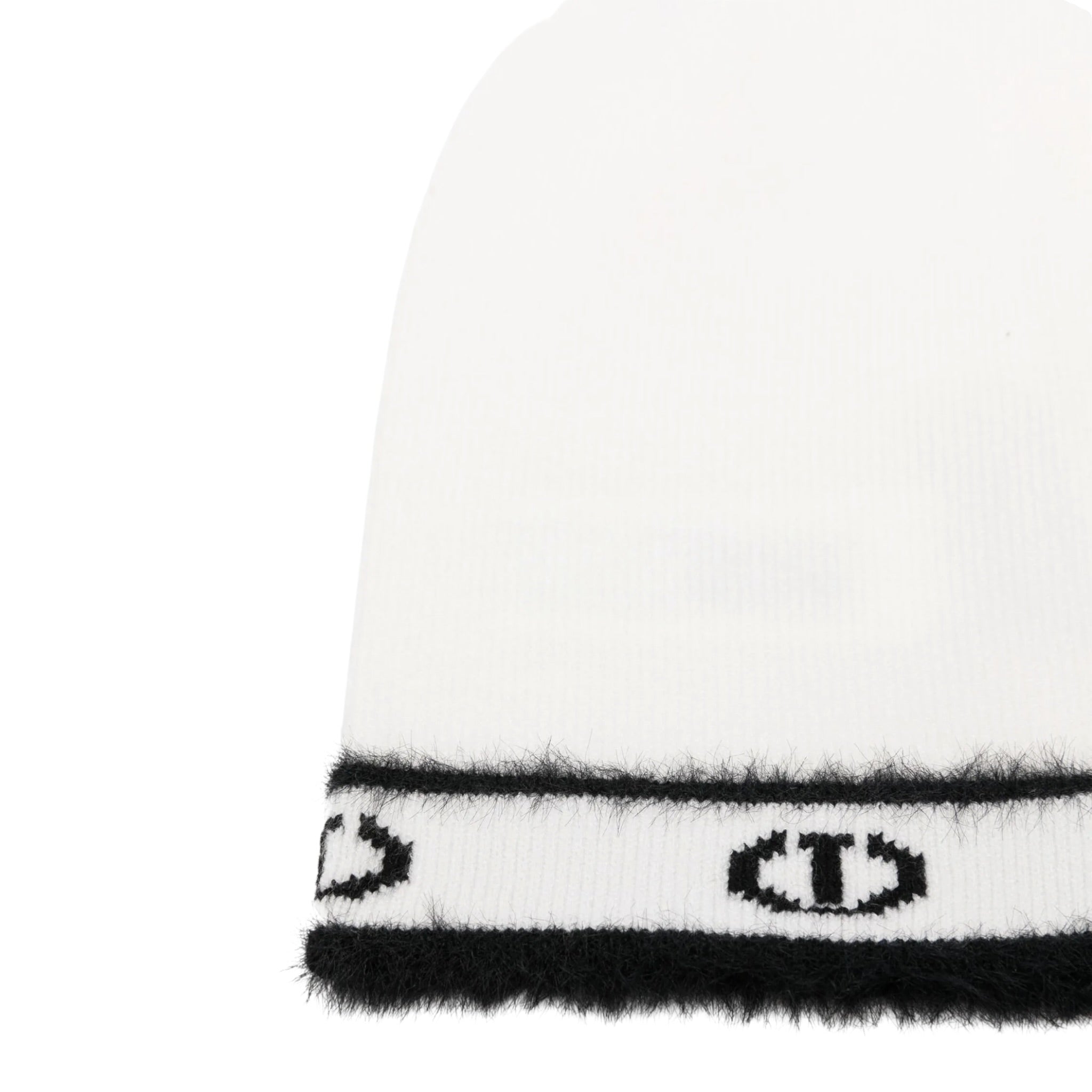 Twinset Cappello tinta unita con Stampa Panna per Bambina 252GJ501HXXX PANNA TWINSET 