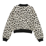Twinset Felpa tinta unita Maculata Beige per Bambina 252GK2023 BEIGE TWINSET 