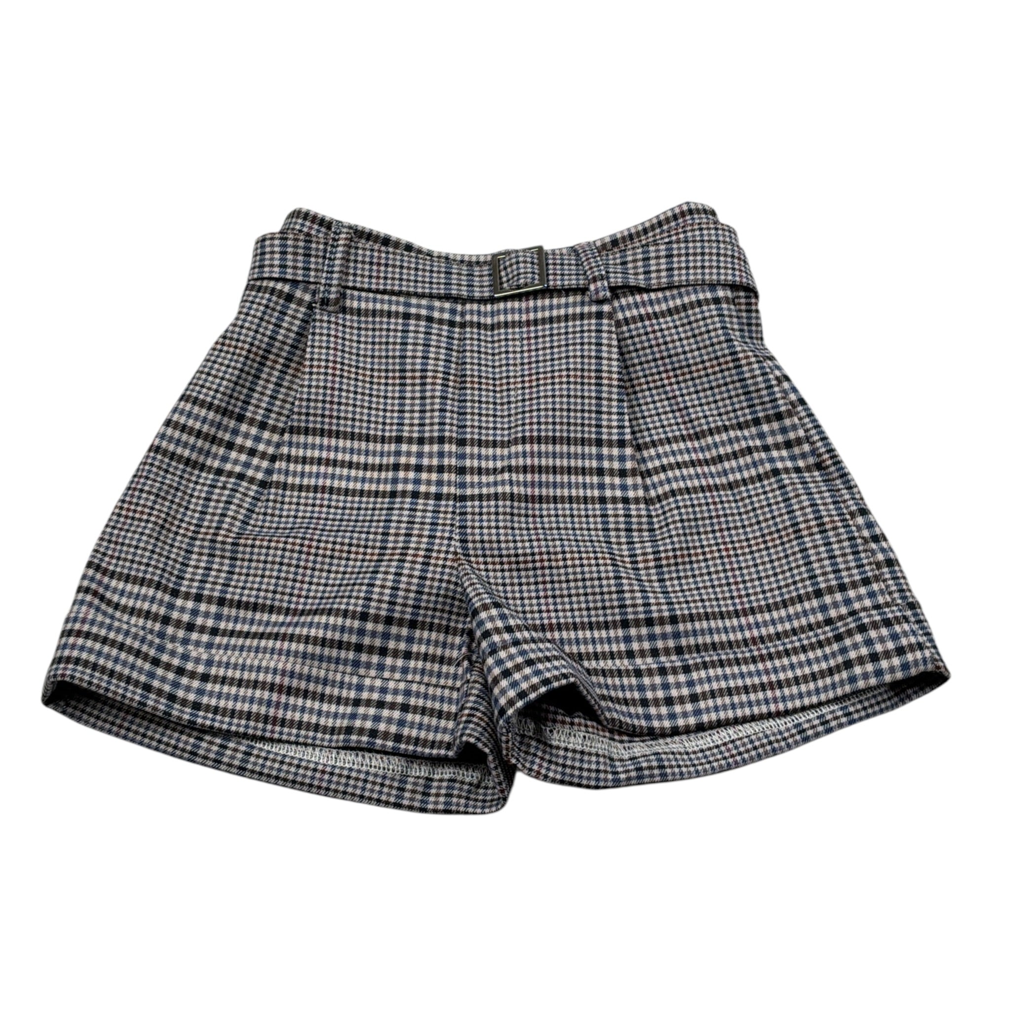 U+È Short Stampa Fantasia con Cinturino Blu per Bambina UE1924 BLU U+è 