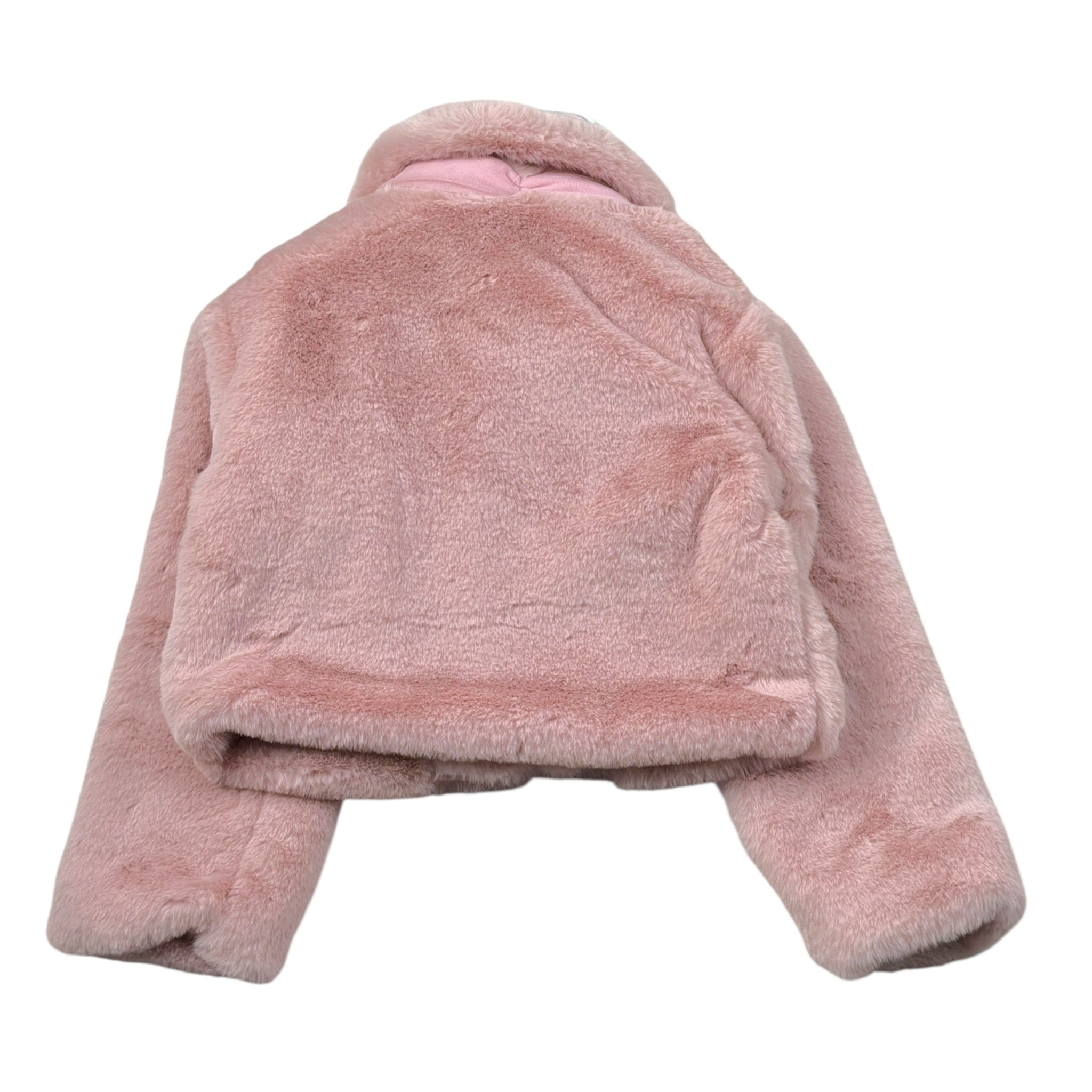U+È Pelliccia tinta unita con Fiocco Rosa per Bambina UE2018 ROSA U+è 