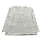 U+È Shirt tinta unita con Stampa Panna per Neonata UE2038X PANNA U+è 