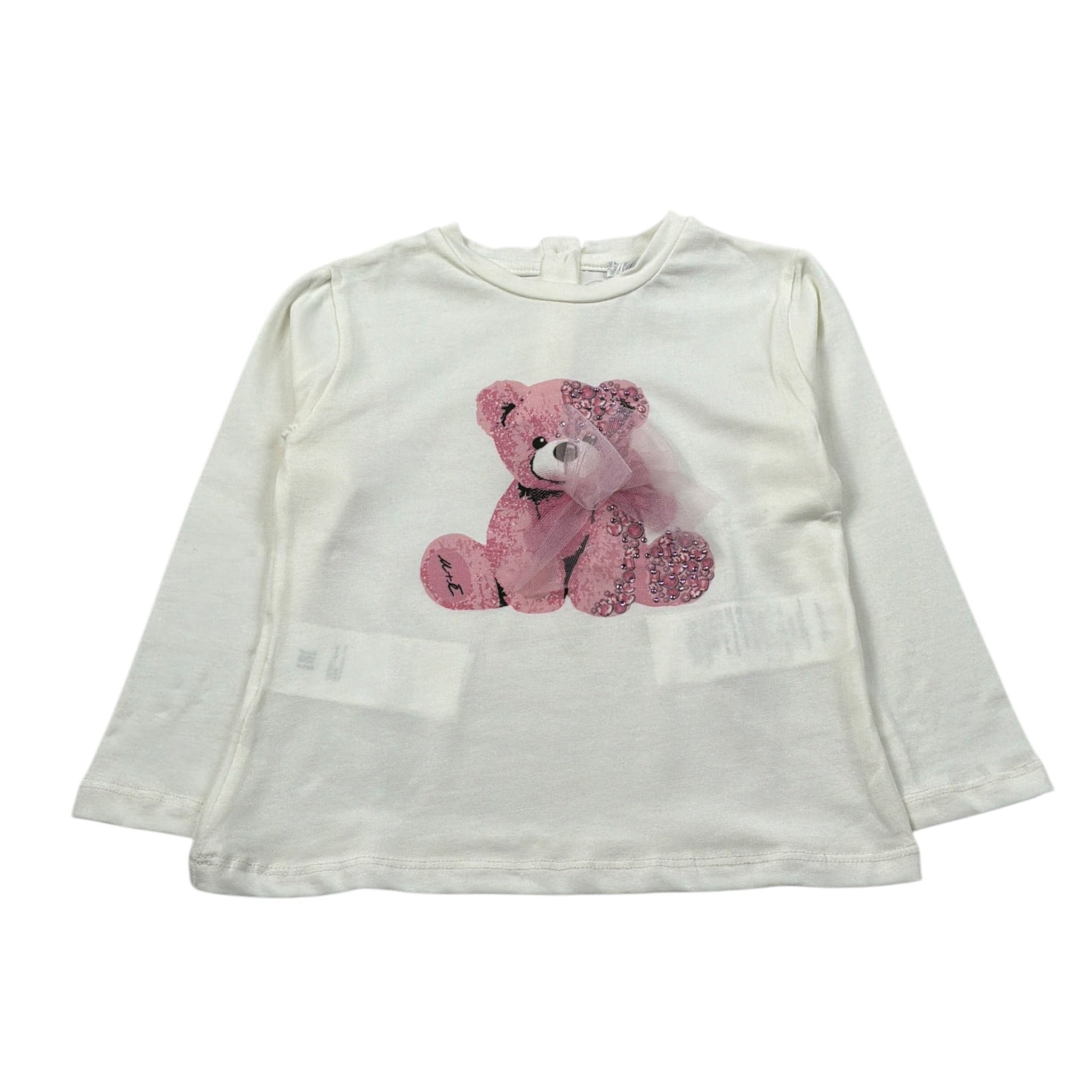 U+È Shirt tinta unita con Stampa Panna per Neonata UE2038X PANNA U+è 