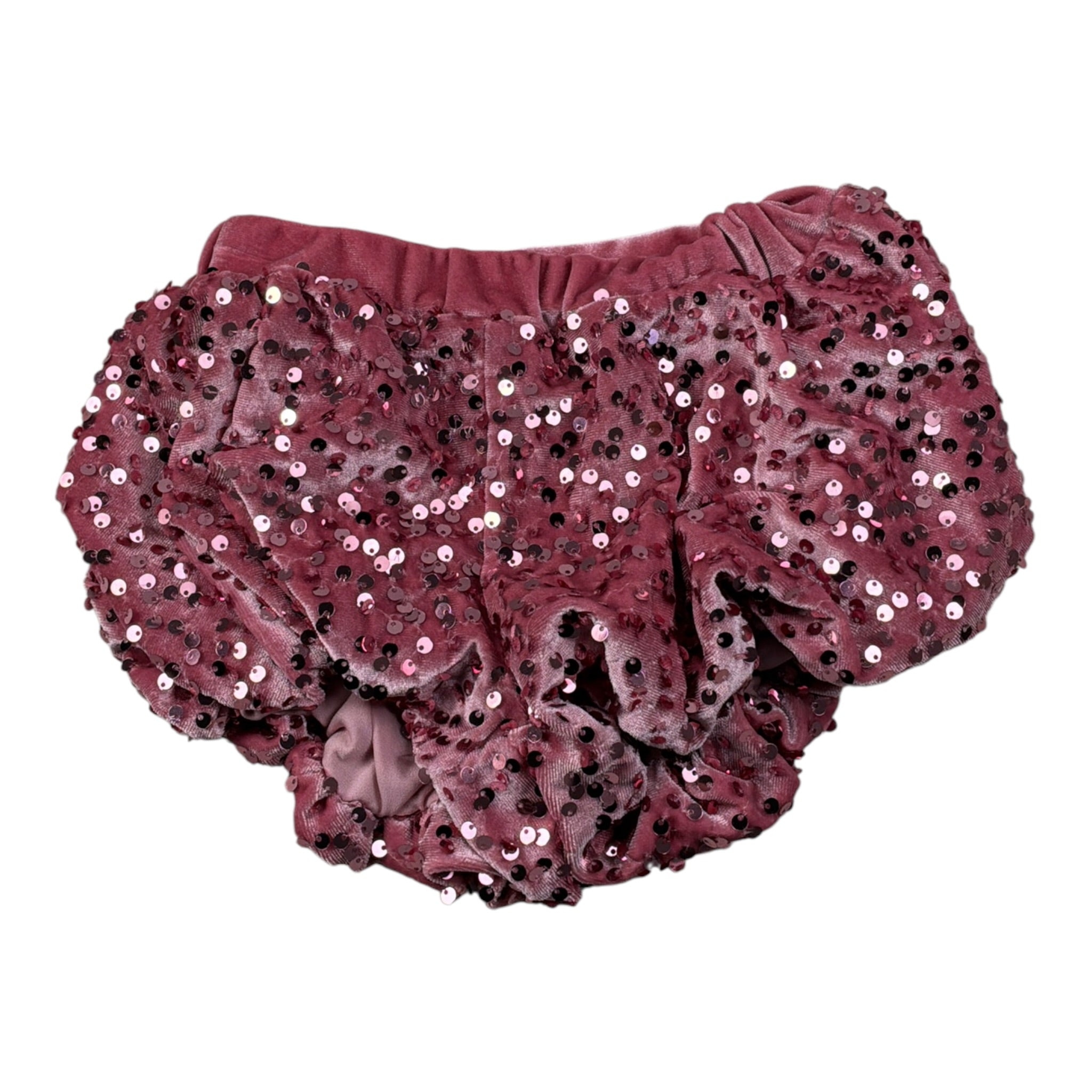 U+È Coulotte tinta unita con Paillettes Rosa per Neonata UE2113XN ROSA U+è 