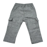 U+È Pantalone tinta unita con Elastico In Vita Grigio per Neonato UEM0468X GRIGIO U+è 