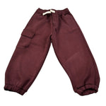 U+È Pantalone tinta unita con Elastico In Vita Bordeaux per Neonato UEM0671N BORDEAUX U+è 
