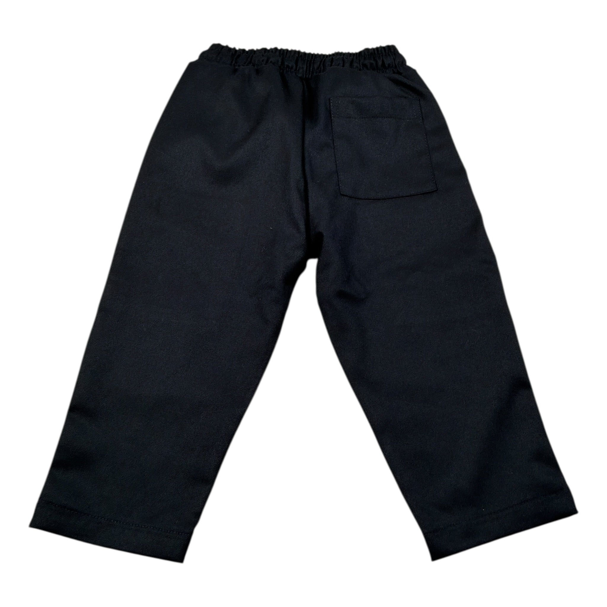 U+È Pantalone tinta unita con Elastico In Vita Blu per Bambino UEM0698 BLU U+è 
