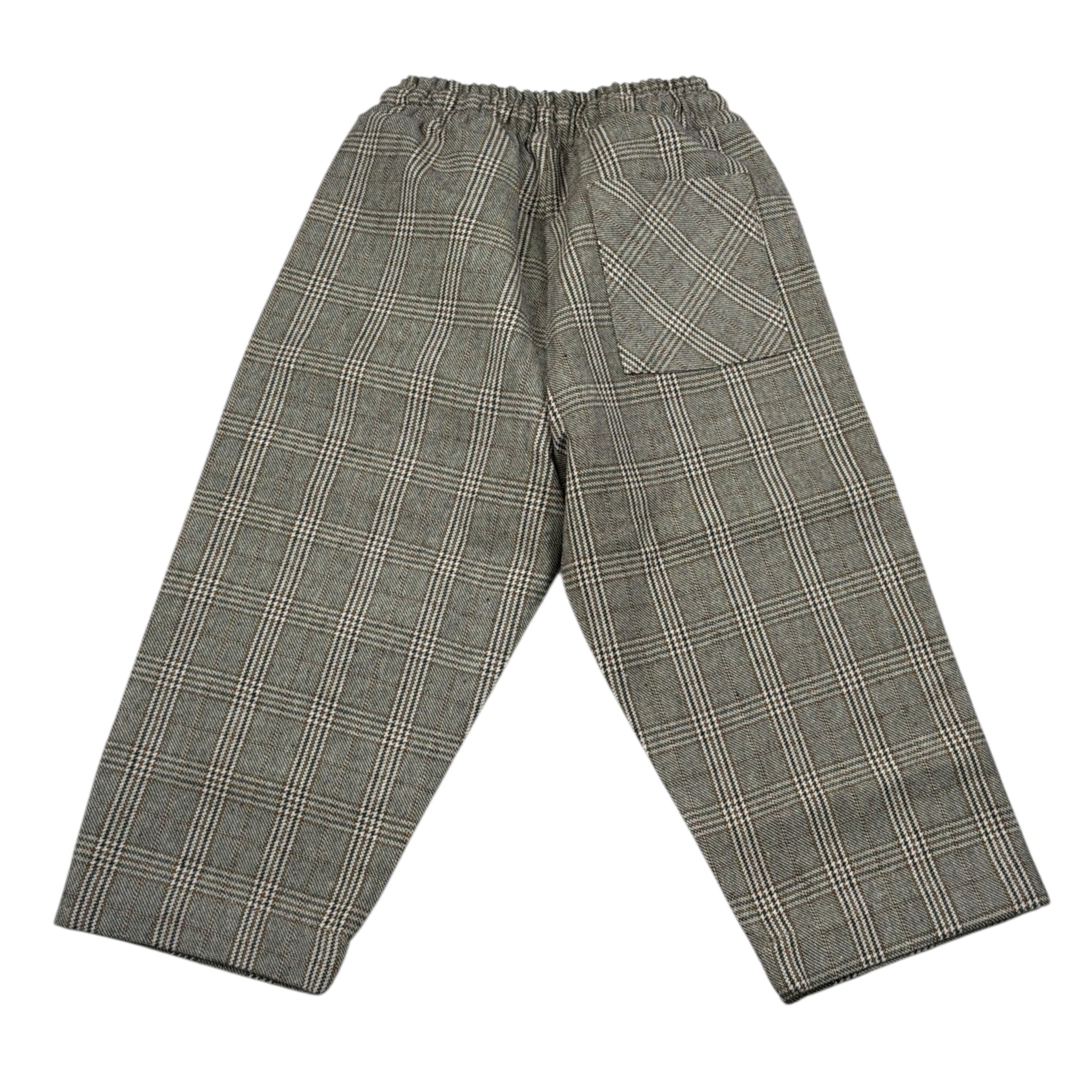 U+È Pantalone Stampa Fantasia con Elastico In Vita Beige per Neonato UEM0718 BEIGE U+è 