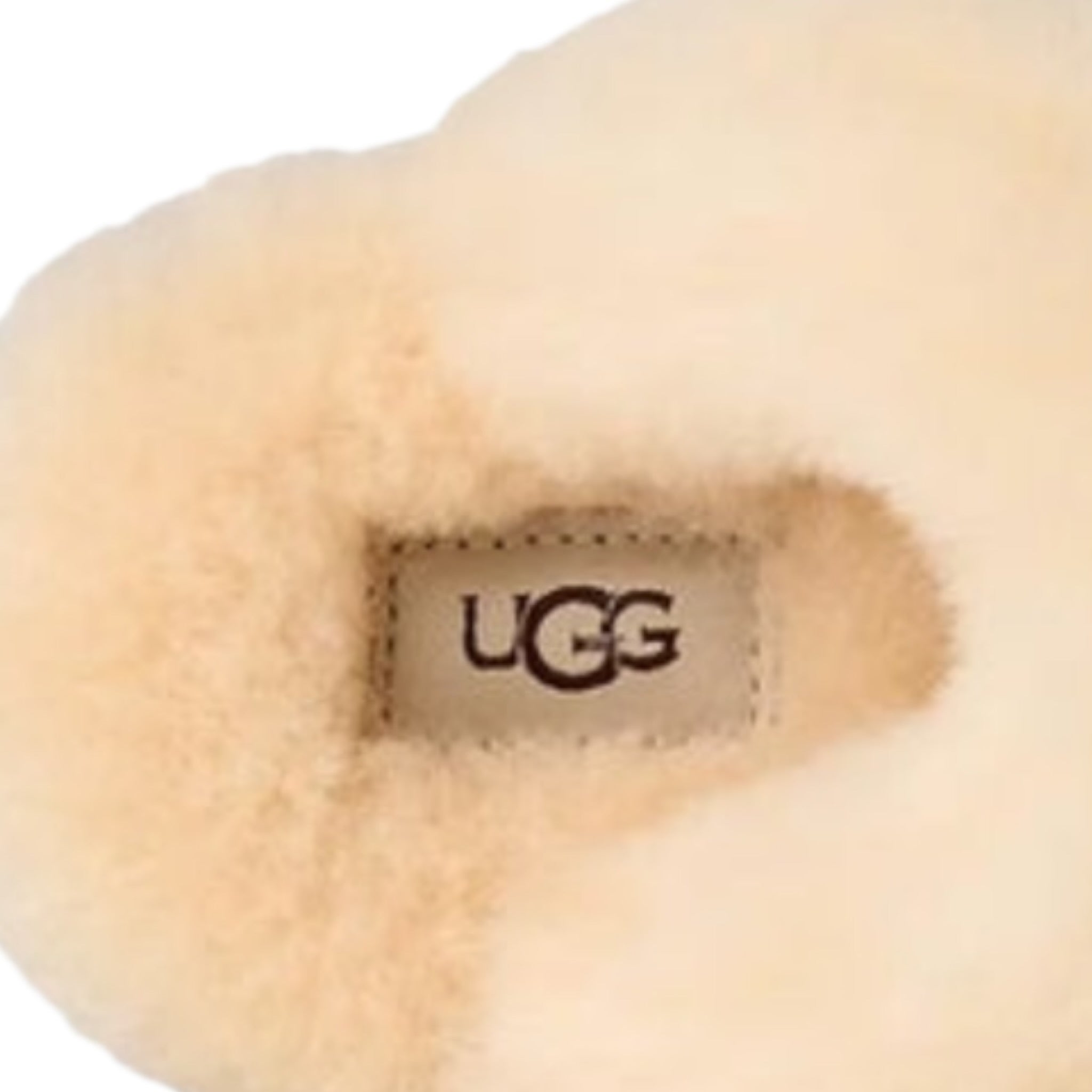 Ugg Ciabatta tinta unita con Pelliccia Beige per Bambina 1171199K BEIGE UGG 