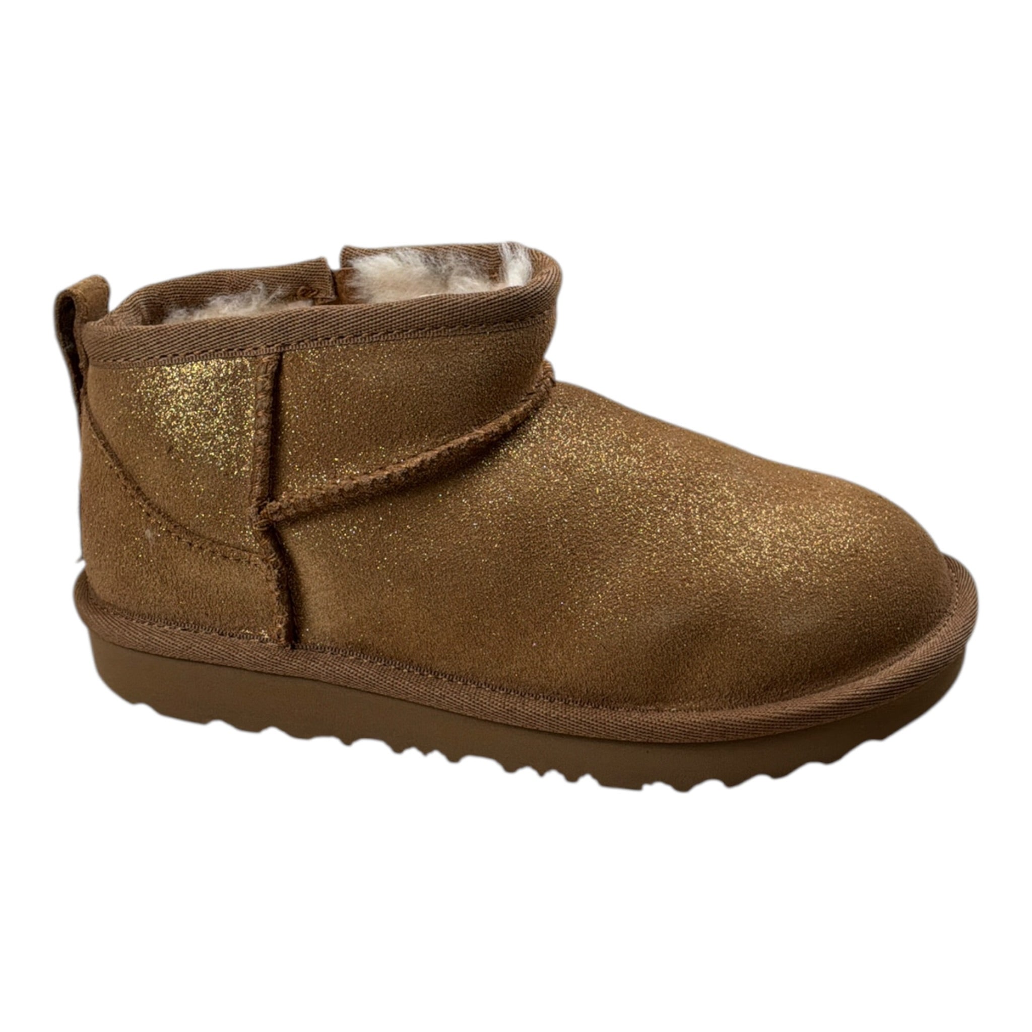 Ugg Stivale Modello Basso tinta unita con Zip Beige per Bambina 1171291T BEIGE UGG 