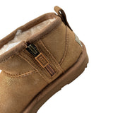 Ugg Stivale Modello Basso tinta unita con Zip Beige per Bambina 1171291T BEIGE UGG 