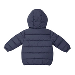 U.S. Pollo Assn Giubbino tinta unita con Zip E Cappuccio Blu per Neonato TIA25024PI BLU U.S. POLO ASSN 