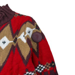 U.S. Polo Assn Maglia con Zip Tricolore Rosso per Bambino US42573 ROSSO U.S. POLO ASSN 
