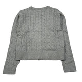 U.S. Polo Assn Cardigan tinta unita con Logo Grigio per Bambina US42675J GRIGIO U.S. POLO ASSN 