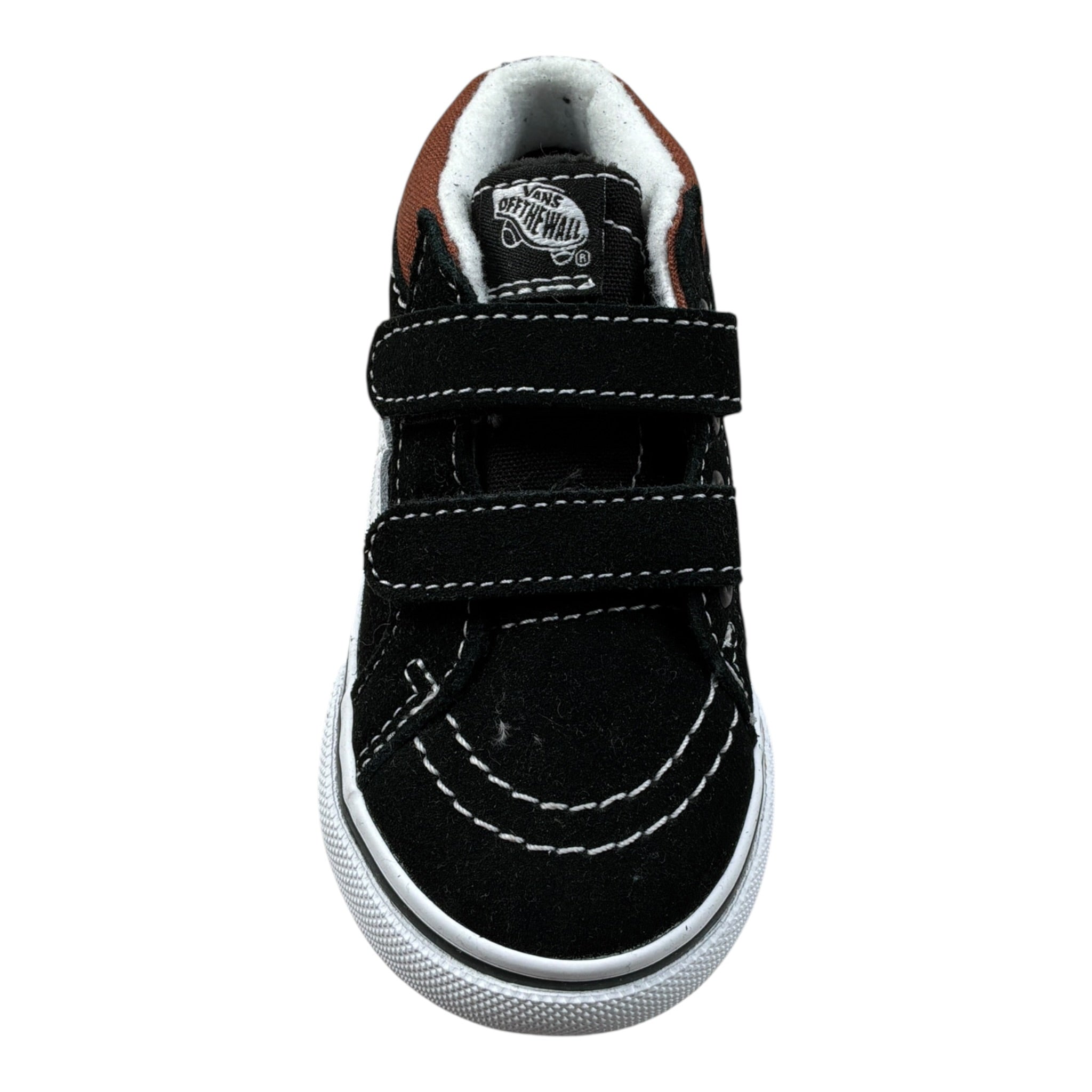 Vans Sneakers tinta unita con Strappi Nero per Bambino VN000D119S1 NERO VANS 