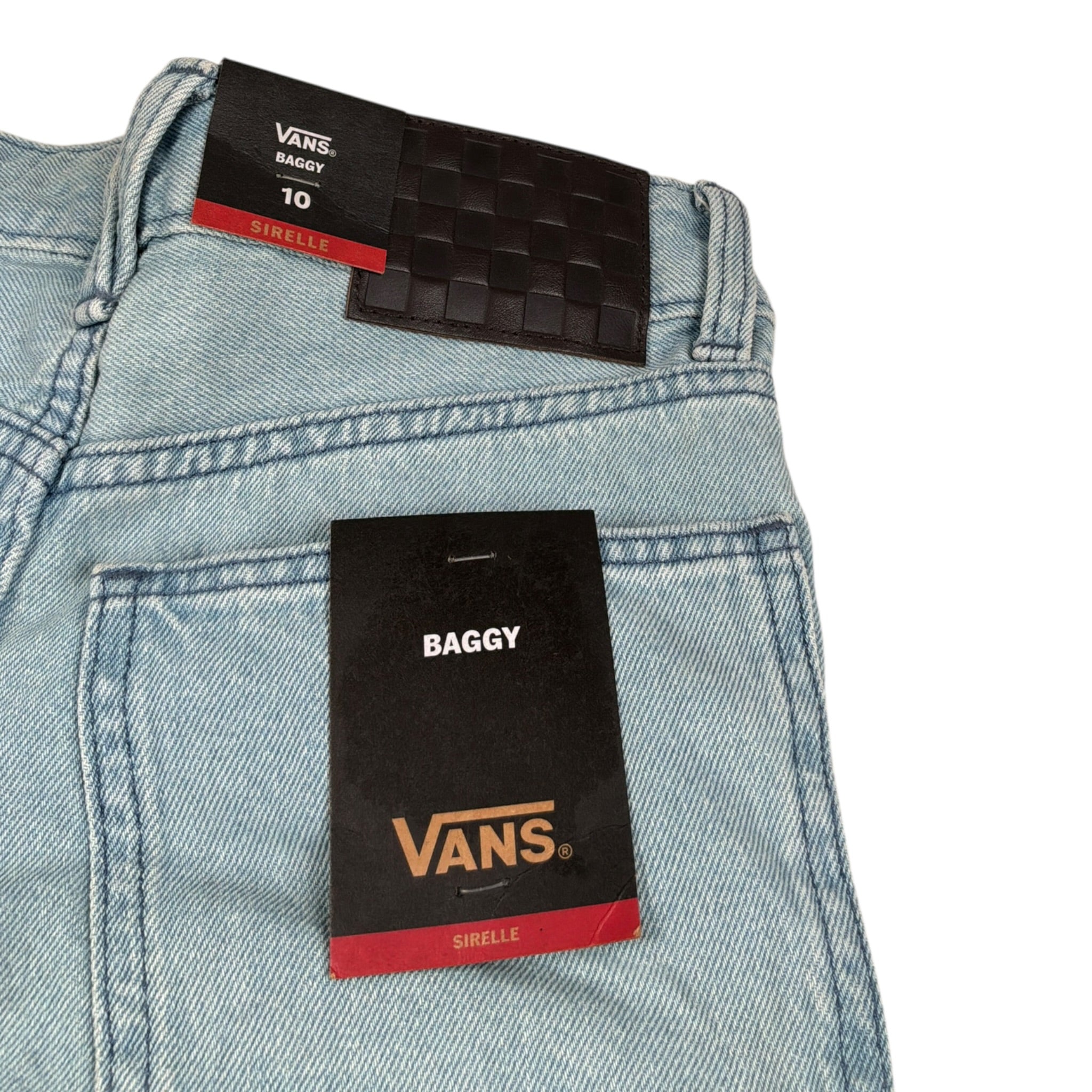 Vans Jeans tinta unita con 5 Tasche Azzurro per Bambino VN000PPZTTJ1 AZZURRO VANS 