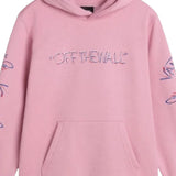Vans Felpa Chiusa con Cappuccio tinta unita Rosa per Bambina VN000PXBEN7 ROSA VANS 