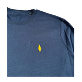 Walt Bay Shirt Girocollo tinta unita con Logo Blu per Bambino SHTWB BLU WALT BAY 