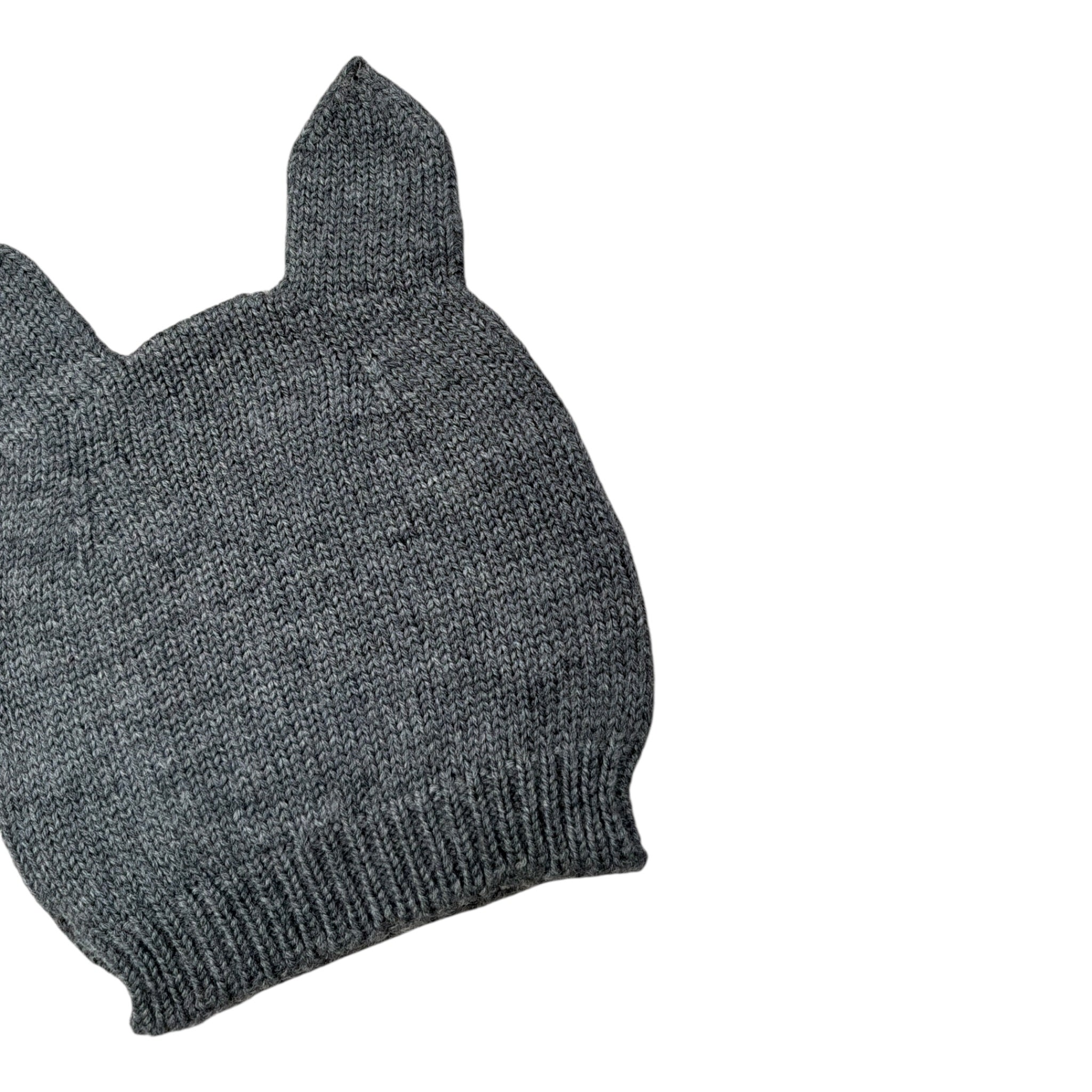 Wedoble Cappello tinta unita con Orecchie Grigio Scuro per Neonata I1801307B GRIGIO SCURO WEDOBLE 