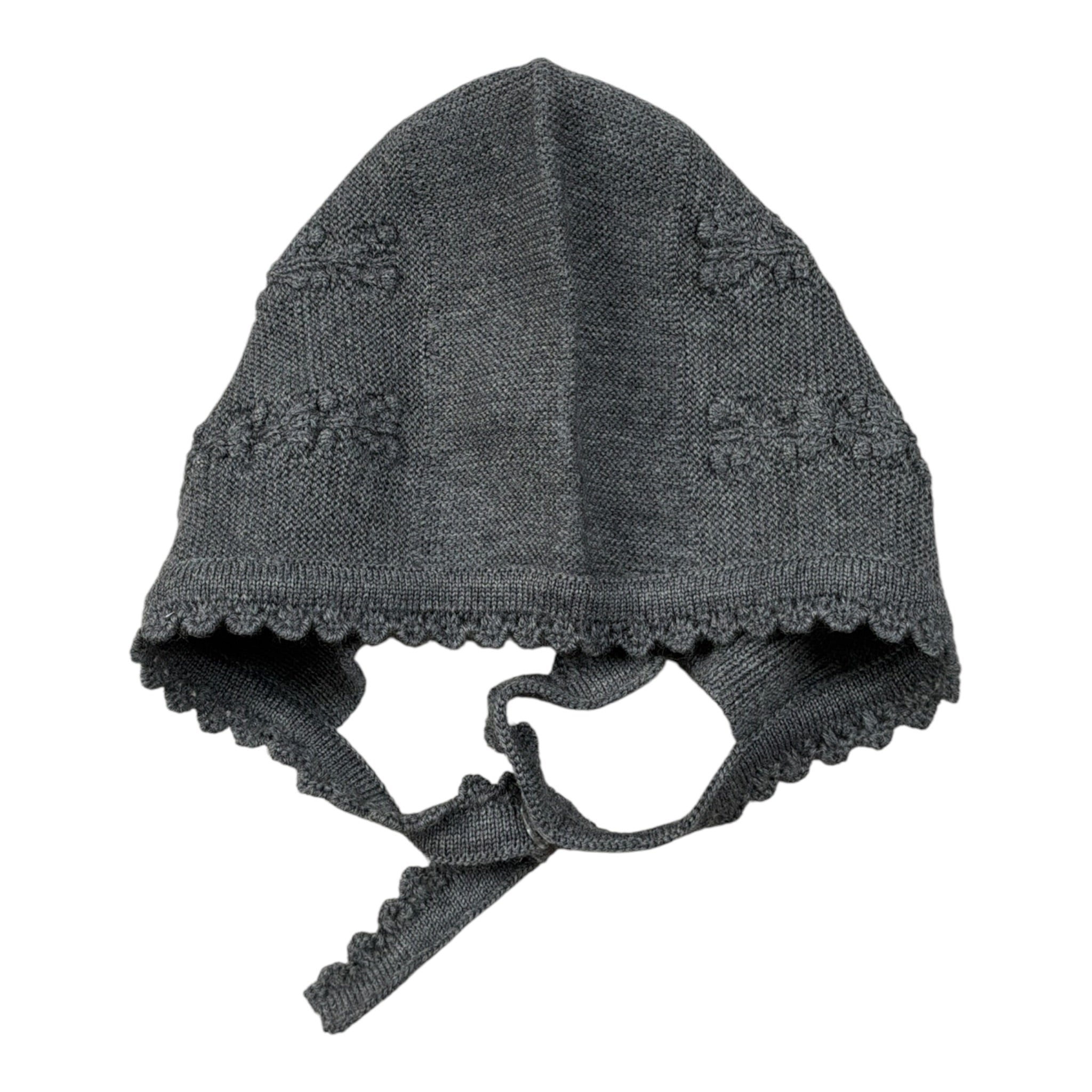 Wedoble Cappello tinta unita con Ricami Grigio per Neonato I1803360A GRIGIO WEDOBLE 