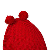 Wedoble Cappello tinta unita con Pon Pon Rosso per Bambina I2110307C ROSSO WEDOBLE 