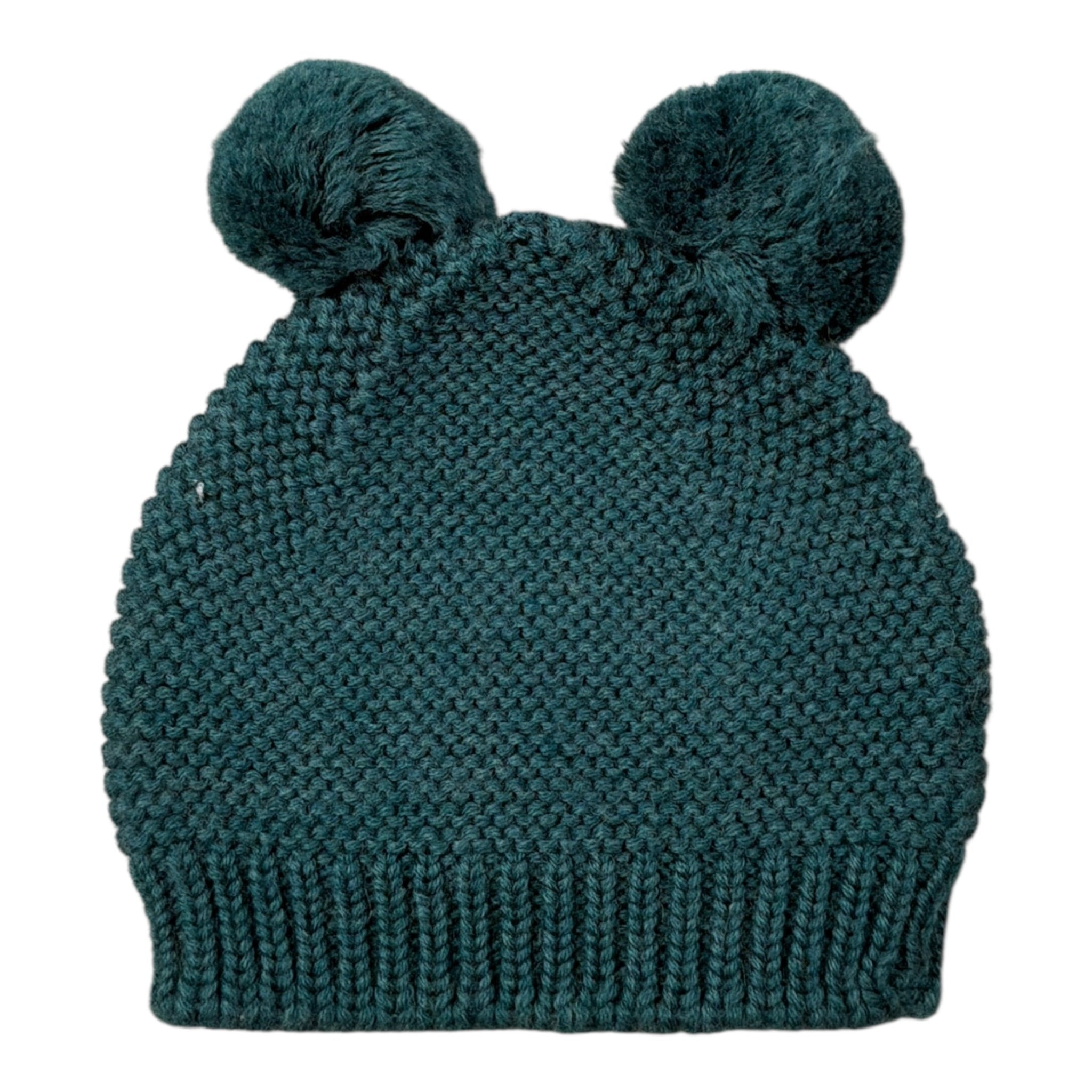 Wedoble Cappello tinta unita con Pon Pon Verde per Bambina I2110307C VERDE WEDOBLE 