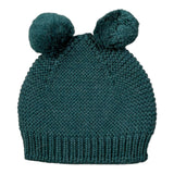 Wedoble Cappello tinta unita con Pon Pon Verde per Bambina I2110307C VERDE WEDOBLE 