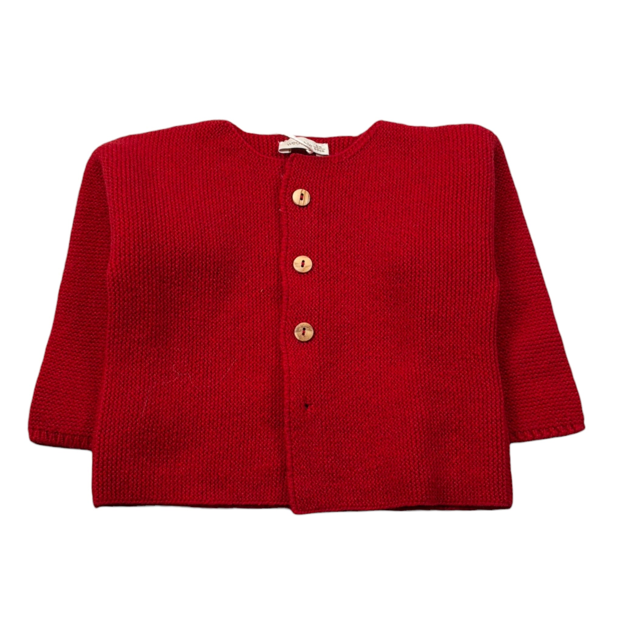 Wedoble Cardigan tinta unita Rosso per Neonato I2509308A ROSSO WEDOBLE 