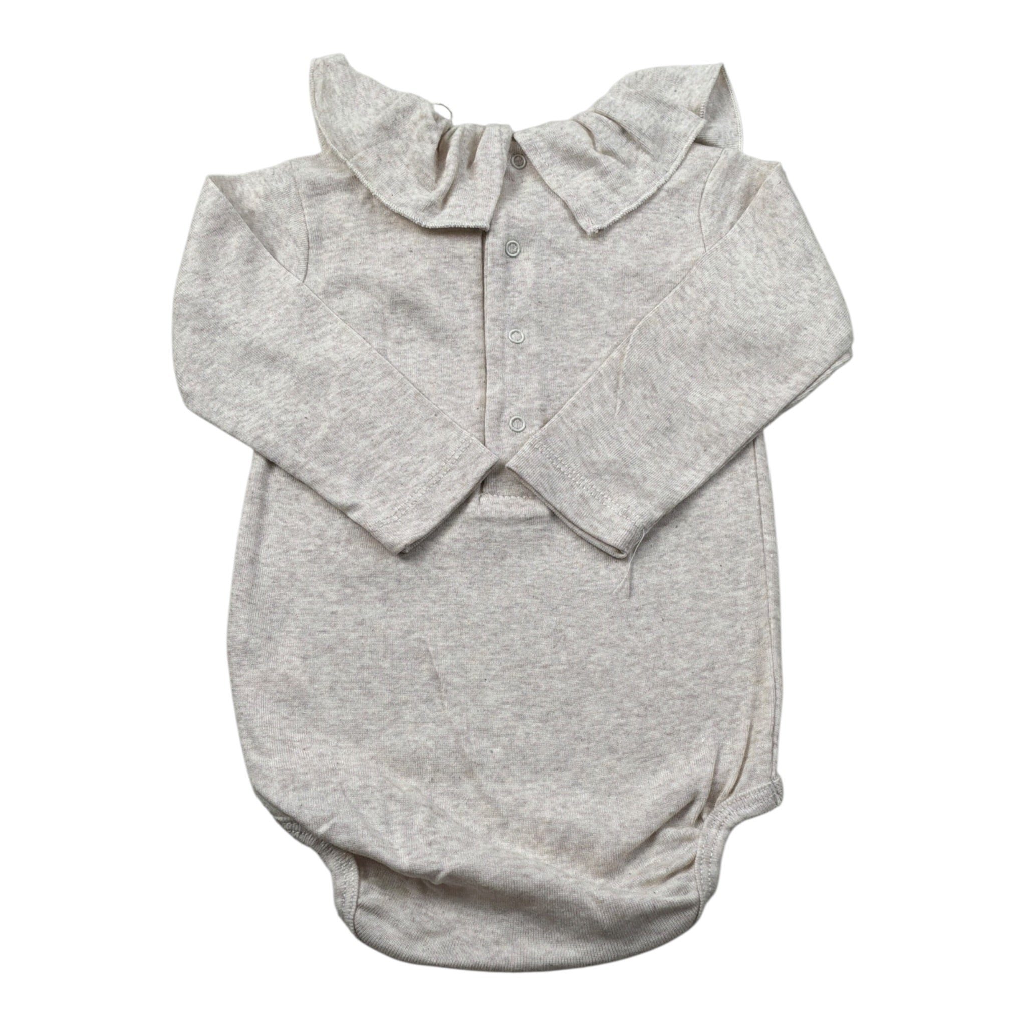 Wedoble Body Manica Lunga con Colletto Beige per Neonata I2515616D BEIGE WEDOBLE 