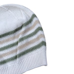 Wedoble Cappello Bicolore con Fantasia A Righe Bianco per Neonato V2507307A BIANCO WEDOBLE 