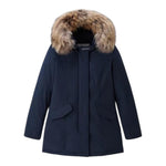 Woolrich Giubbino tinta unita con Bottoni Blu per Bambino CFWKOU0413FRUT3128 BLU WOOLRICH 