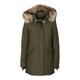 Woolrich Giubbino tinta unita con Bottoni Verde per Bambino WKOU0479 VERDE WOOLRICH 