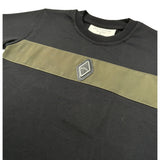 Yes London T-Shirt tinta unita con Stampa Nero per Neonato JR2151N NERO YES LONDON 