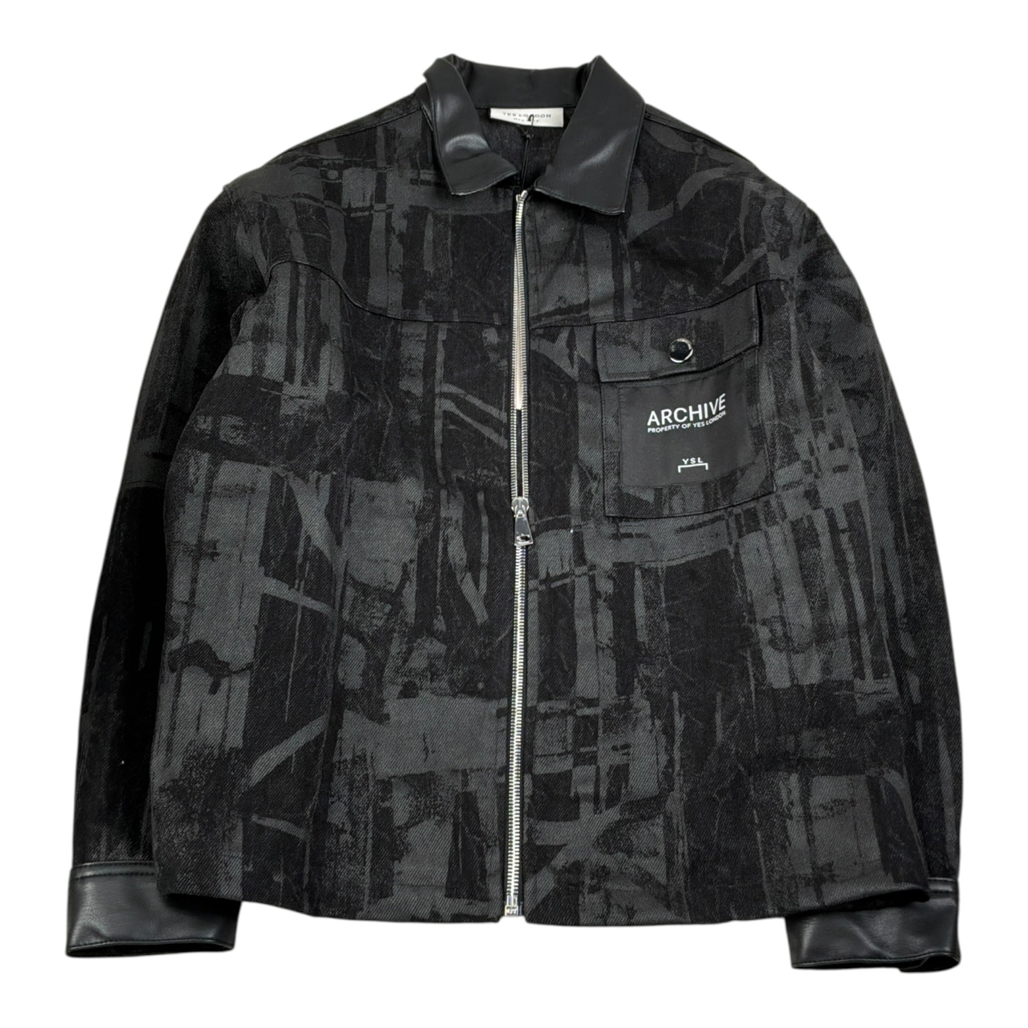 Yes London Giubbino tinta unita con Zip Nero per Bambino JR6034 NERO YES LONDON 