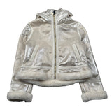 Yes Zee Giubbino tinta unita con Cappuccio Beige per Bambina 3005 BEIGE YES ZEE 