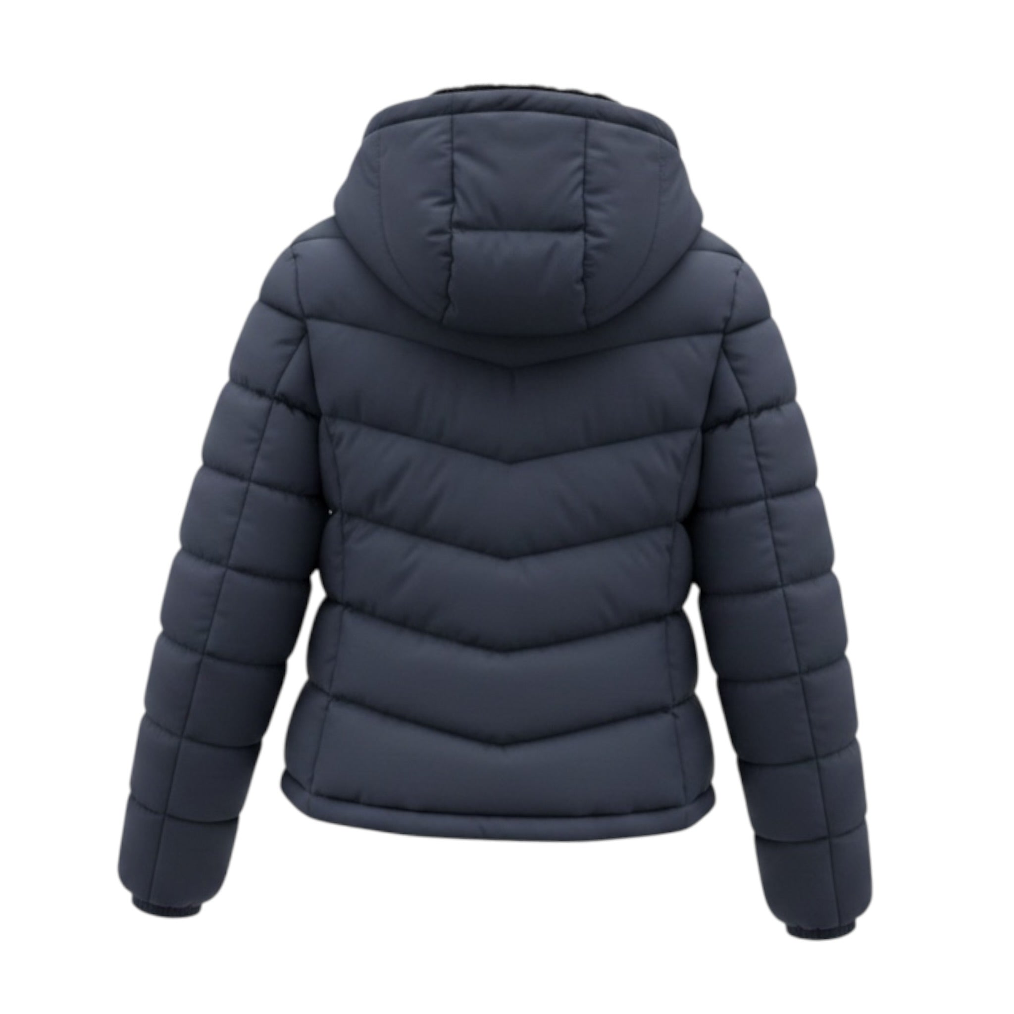 Yes Zee Giubbino tinta unita con Zip E Cappuccio Nero per Bambino 3272 NERO YES ZEE 
