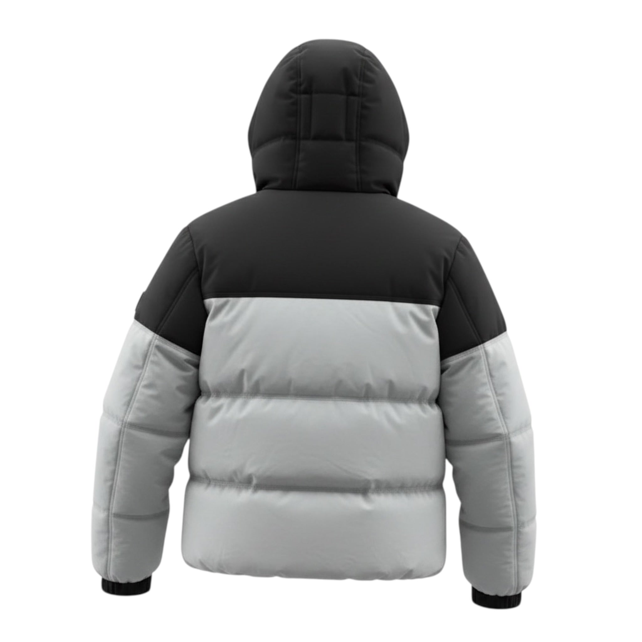 Yes Zee Giubbino Bicolore con Zip E Cappuccio Nero per Bambino J819 NERO YES ZEE 