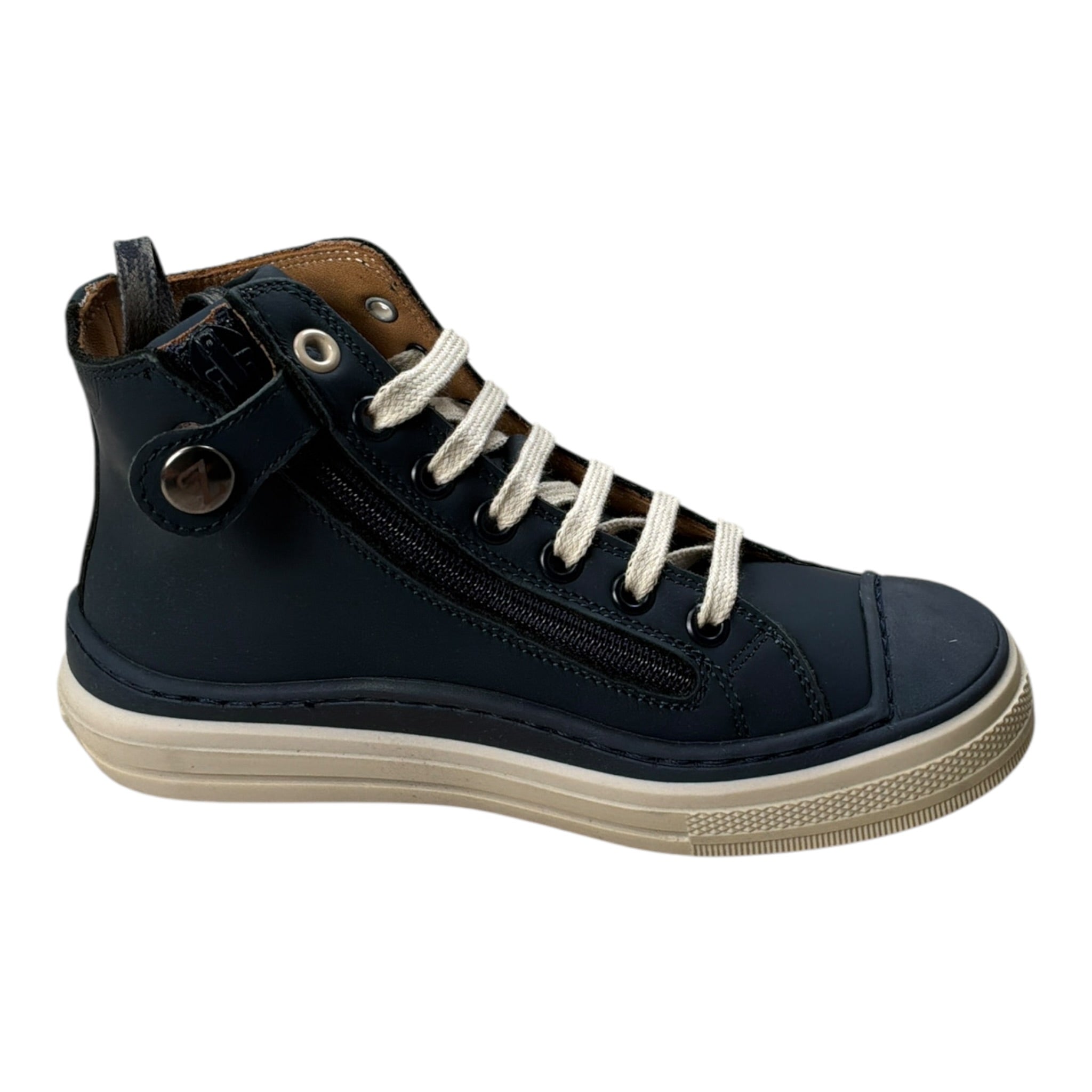 Zecchino D'Oro Sneakers tinta unita con Zip Blu per Bambino F134303 BLU ZECCHINO D'ORO 